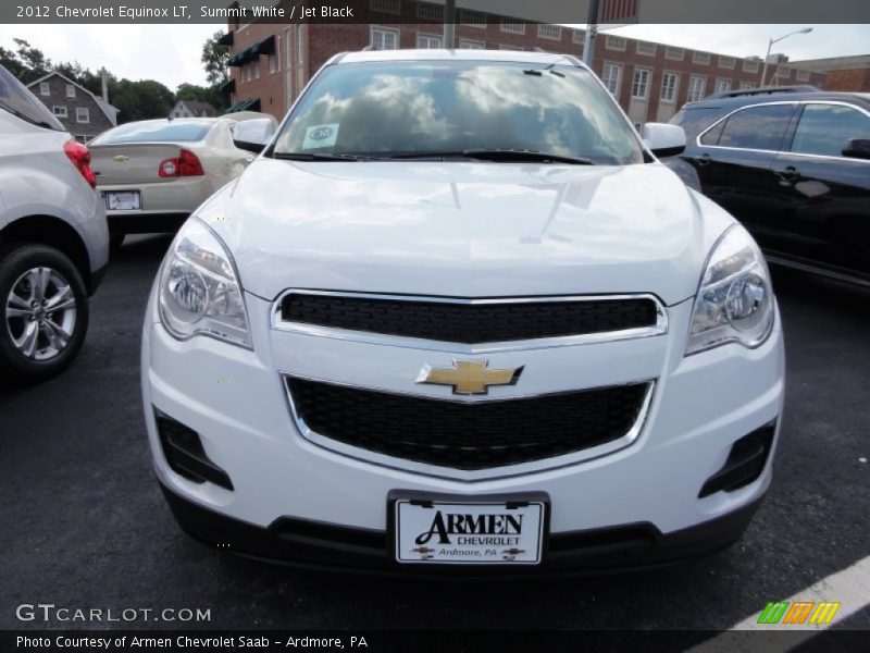 Summit White / Jet Black 2012 Chevrolet Equinox LT