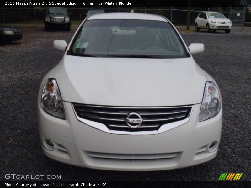 Winter Frost White / Blonde 2012 Nissan Altima 2.5 S Special Edition