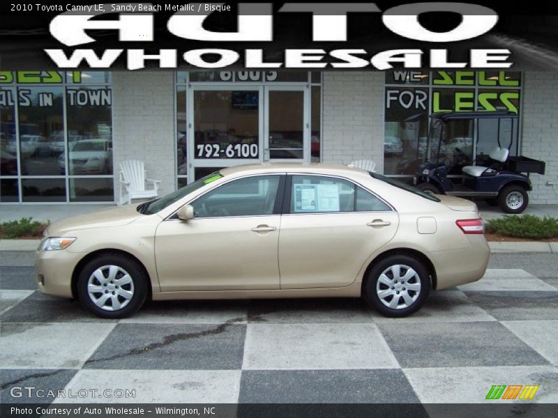 Sandy Beach Metallic / Bisque 2010 Toyota Camry LE