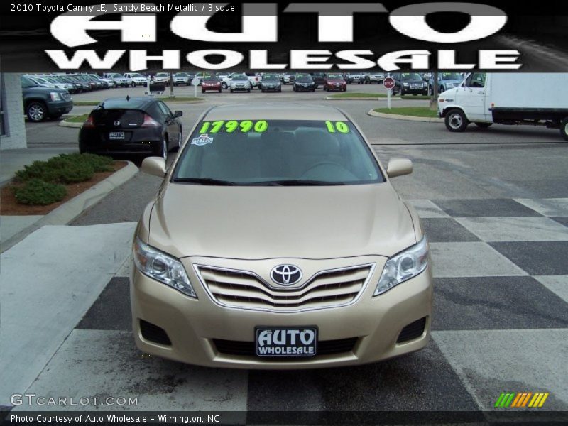 Sandy Beach Metallic / Bisque 2010 Toyota Camry LE