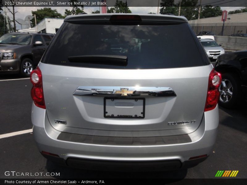 Silver Ice Metallic / Jet Black 2012 Chevrolet Equinox LT