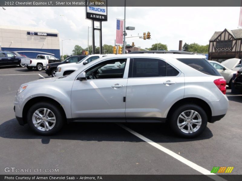 Silver Ice Metallic / Jet Black 2012 Chevrolet Equinox LT