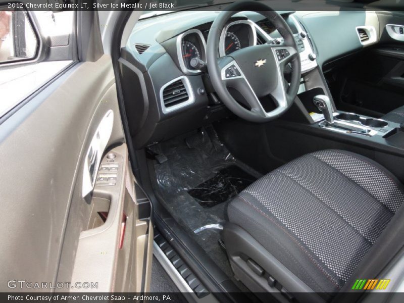 Silver Ice Metallic / Jet Black 2012 Chevrolet Equinox LT