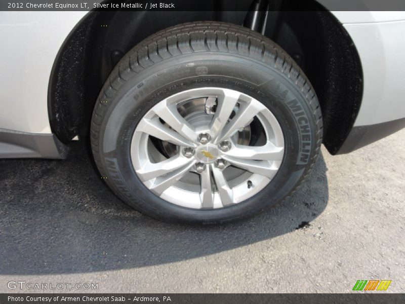 Silver Ice Metallic / Jet Black 2012 Chevrolet Equinox LT