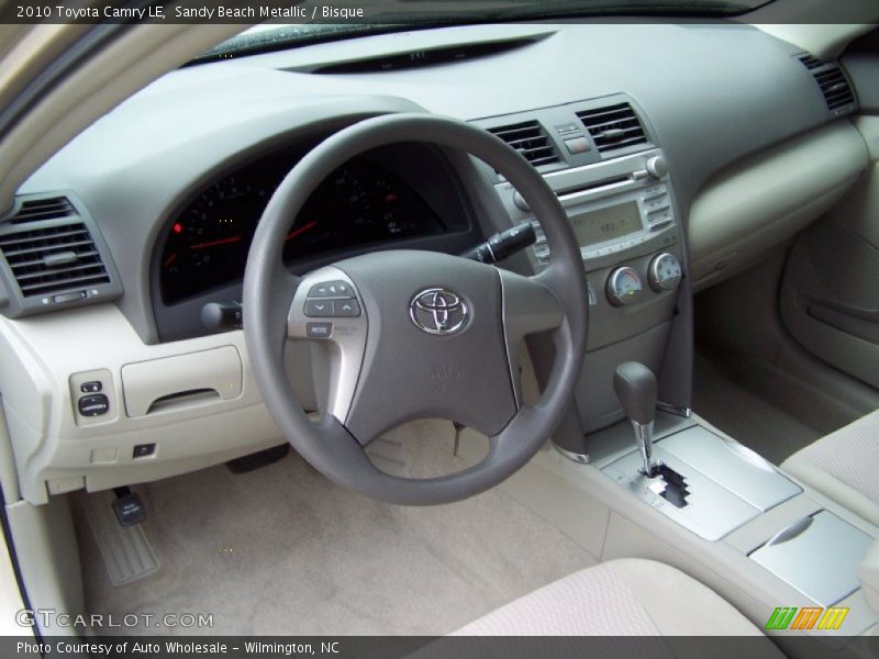 Sandy Beach Metallic / Bisque 2010 Toyota Camry LE