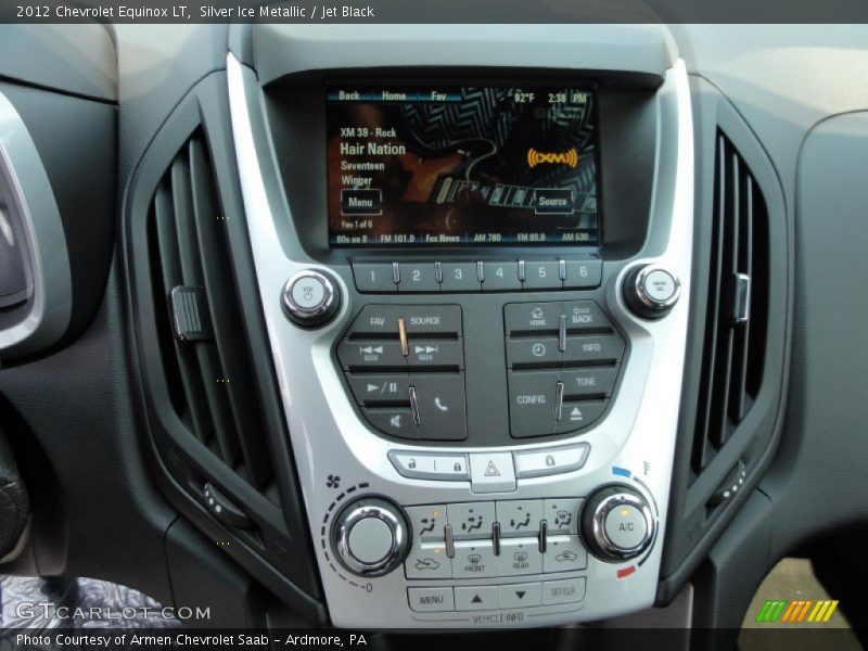Controls of 2012 Equinox LT