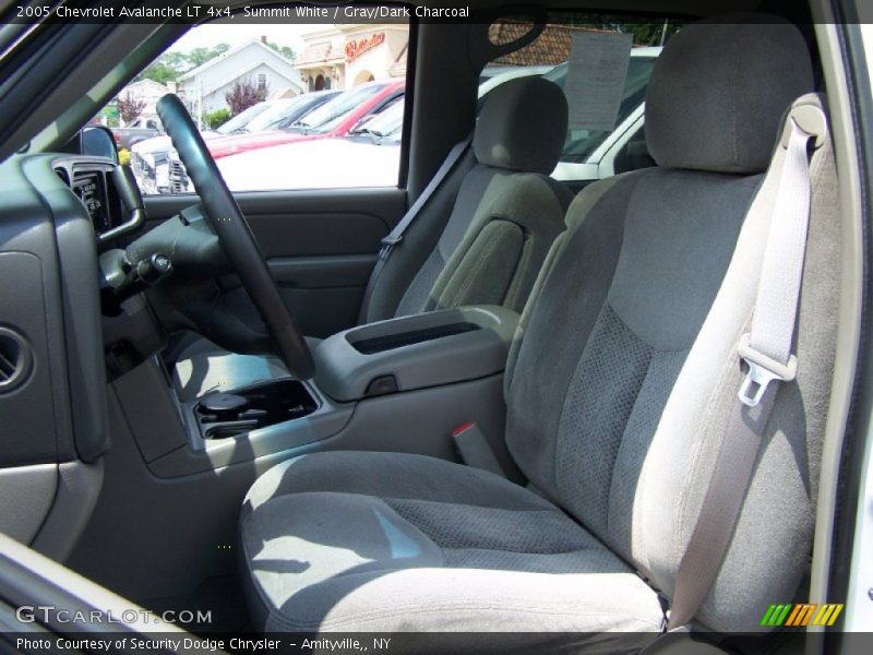 Summit White / Gray/Dark Charcoal 2005 Chevrolet Avalanche LT 4x4