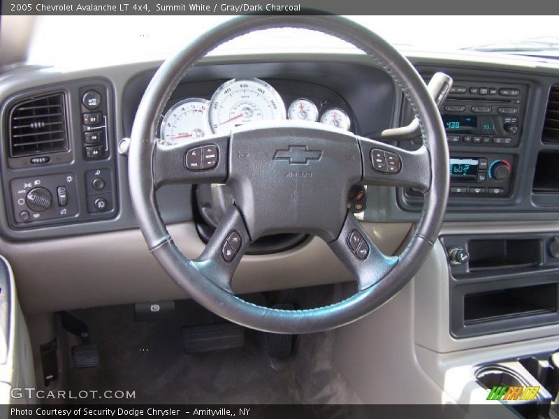 Summit White / Gray/Dark Charcoal 2005 Chevrolet Avalanche LT 4x4
