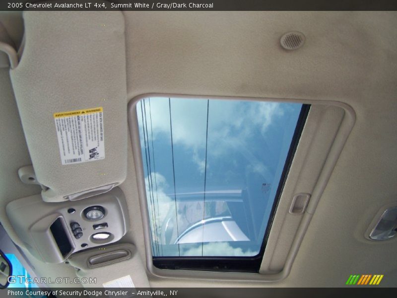 Summit White / Gray/Dark Charcoal 2005 Chevrolet Avalanche LT 4x4