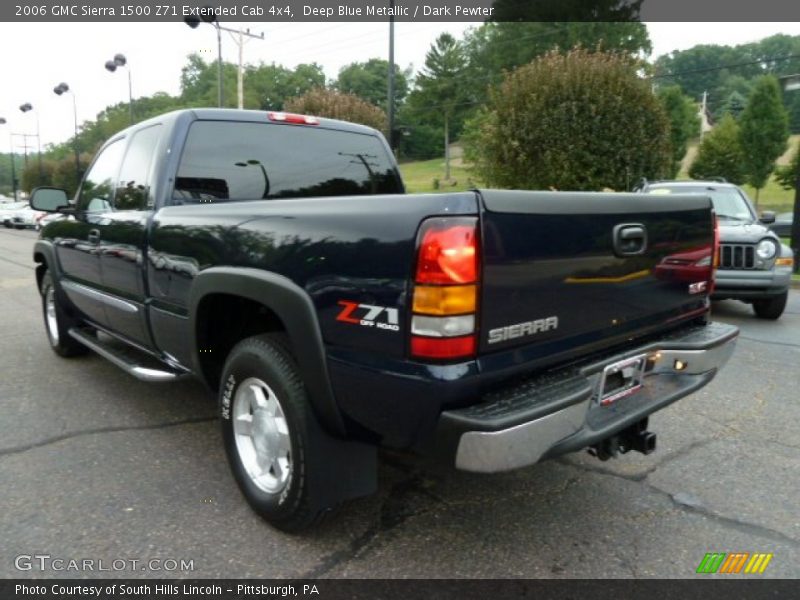Deep Blue Metallic / Dark Pewter 2006 GMC Sierra 1500 Z71 Extended Cab 4x4