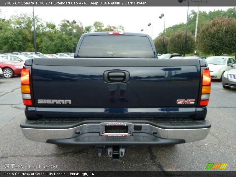 Deep Blue Metallic / Dark Pewter 2006 GMC Sierra 1500 Z71 Extended Cab 4x4