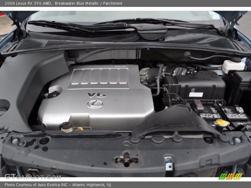 Breakwater Blue Metallic / Parchment 2009 Lexus RX 350 AWD
