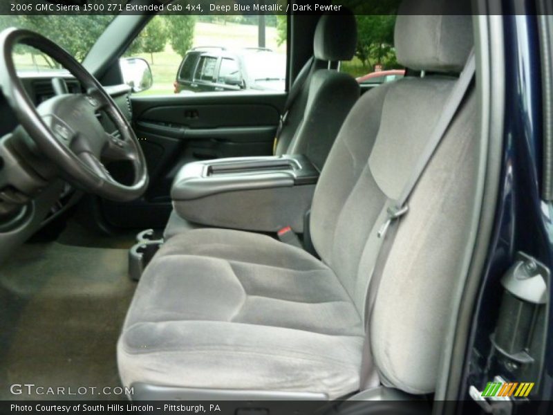 Deep Blue Metallic / Dark Pewter 2006 GMC Sierra 1500 Z71 Extended Cab 4x4