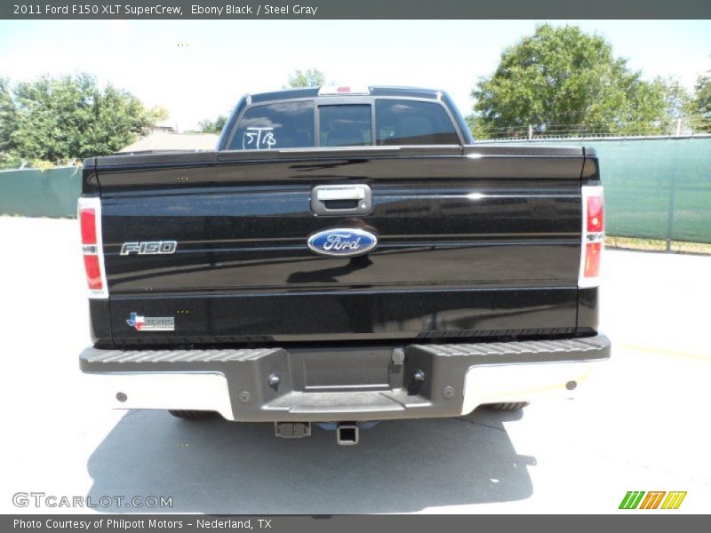 Ebony Black / Steel Gray 2011 Ford F150 XLT SuperCrew