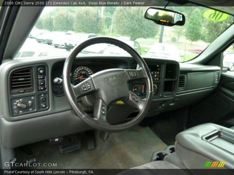 Deep Blue Metallic / Dark Pewter 2006 GMC Sierra 1500 Z71 Extended Cab 4x4