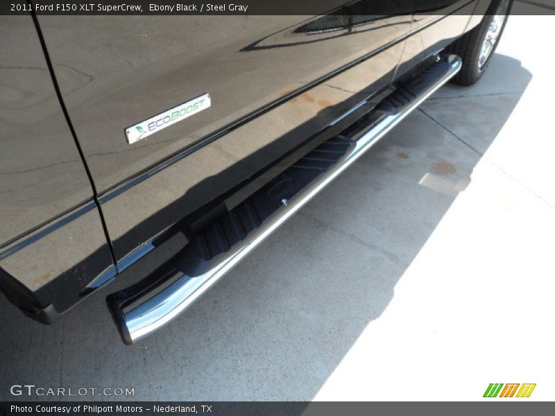 Ebony Black / Steel Gray 2011 Ford F150 XLT SuperCrew