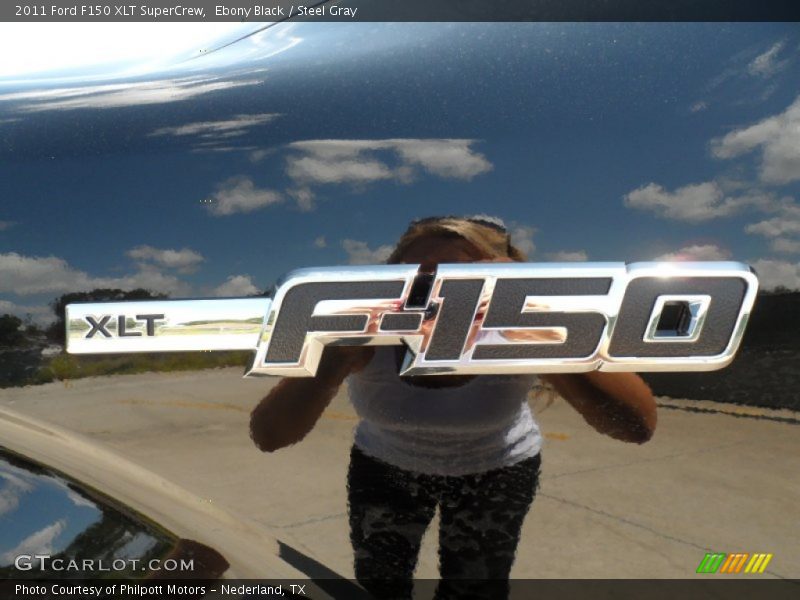 Ebony Black / Steel Gray 2011 Ford F150 XLT SuperCrew