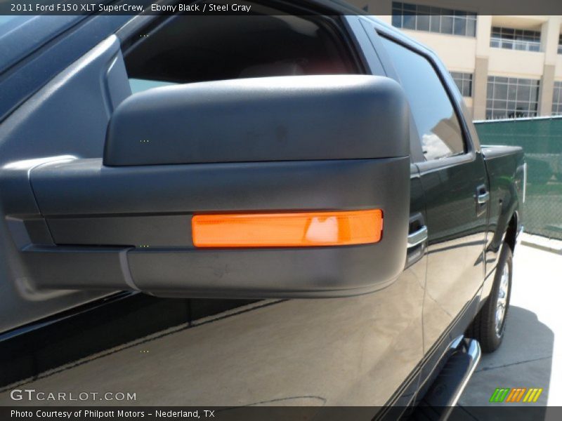 Ebony Black / Steel Gray 2011 Ford F150 XLT SuperCrew