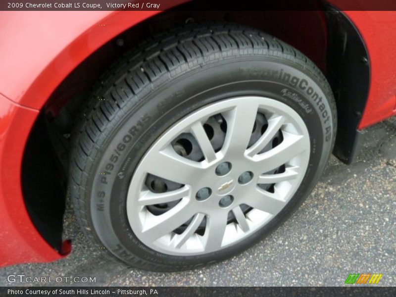 Victory Red / Gray 2009 Chevrolet Cobalt LS Coupe