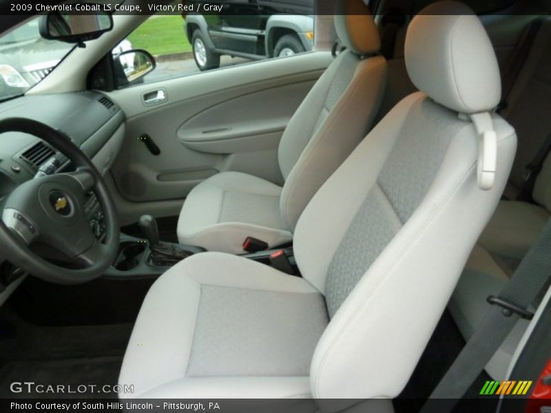 Victory Red / Gray 2009 Chevrolet Cobalt LS Coupe