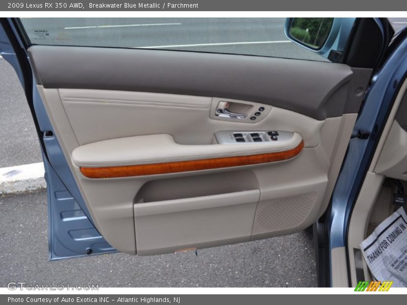 Breakwater Blue Metallic / Parchment 2009 Lexus RX 350 AWD