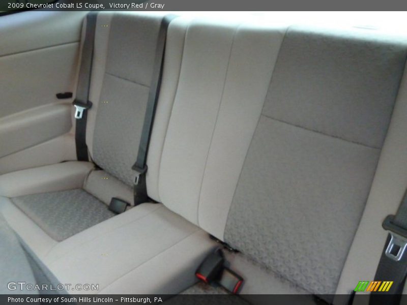 Victory Red / Gray 2009 Chevrolet Cobalt LS Coupe