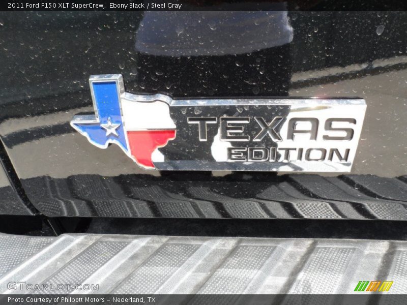 Ebony Black / Steel Gray 2011 Ford F150 XLT SuperCrew