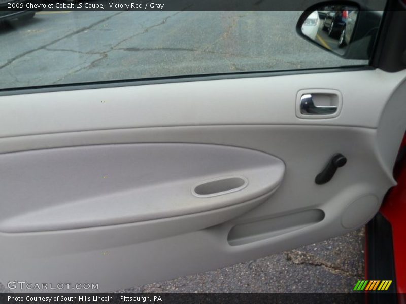 Victory Red / Gray 2009 Chevrolet Cobalt LS Coupe