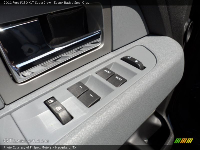 Ebony Black / Steel Gray 2011 Ford F150 XLT SuperCrew
