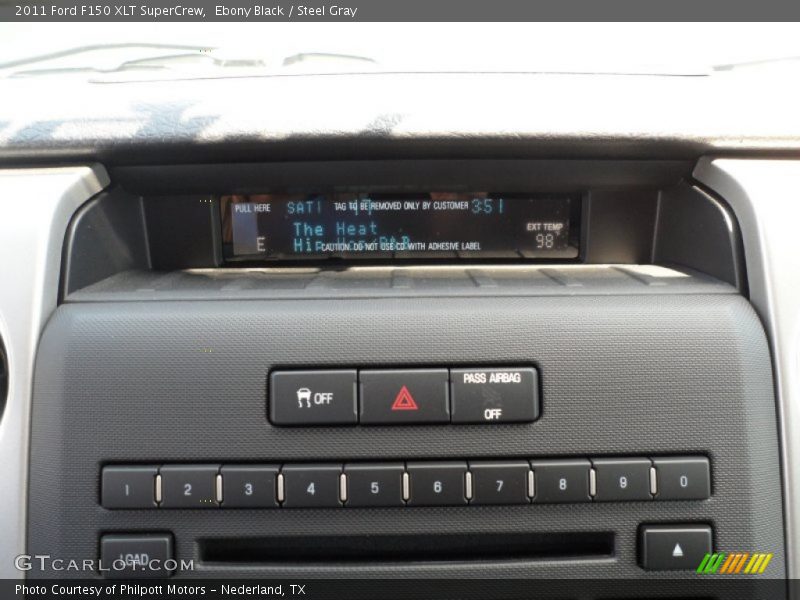 Ebony Black / Steel Gray 2011 Ford F150 XLT SuperCrew