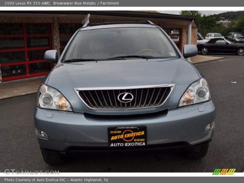 Breakwater Blue Metallic / Parchment 2009 Lexus RX 350 AWD