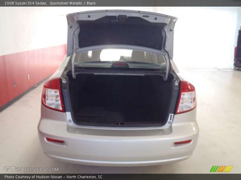 Quicksilver Metallic / Black 2008 Suzuki SX4 Sedan
