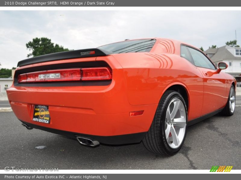 HEMI Orange / Dark Slate Gray 2010 Dodge Challenger SRT8