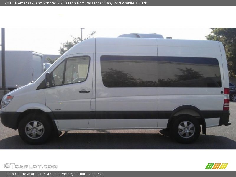 Arctic White / Black 2011 Mercedes-Benz Sprinter 2500 High Roof Passenger Van