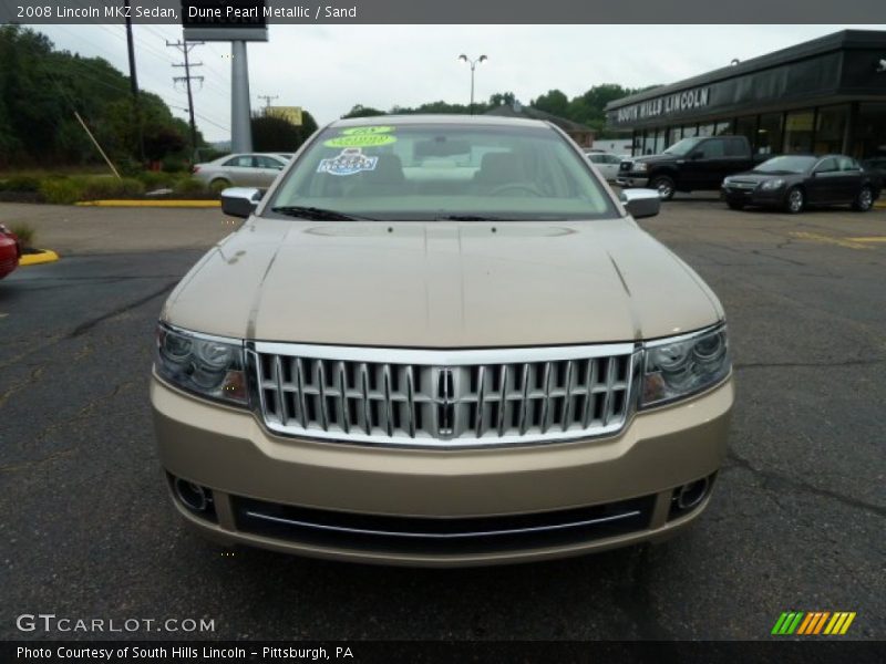 Dune Pearl Metallic / Sand 2008 Lincoln MKZ Sedan