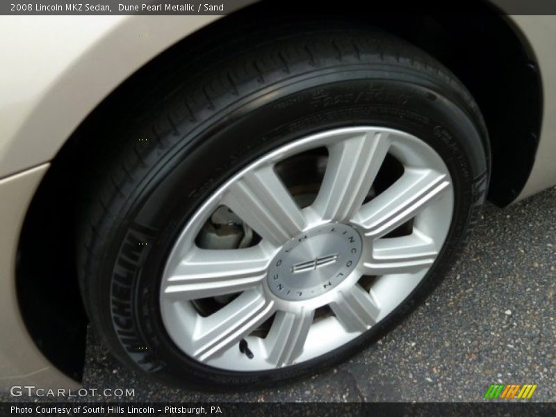 Dune Pearl Metallic / Sand 2008 Lincoln MKZ Sedan