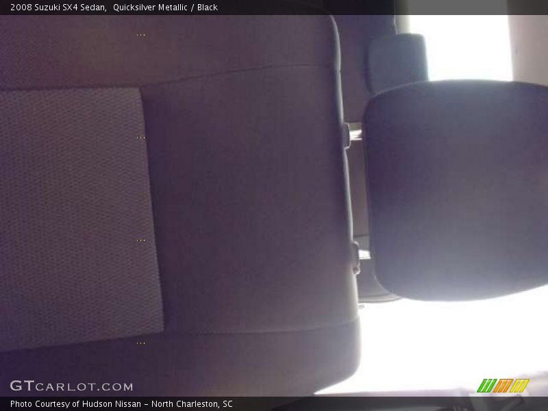 Quicksilver Metallic / Black 2008 Suzuki SX4 Sedan
