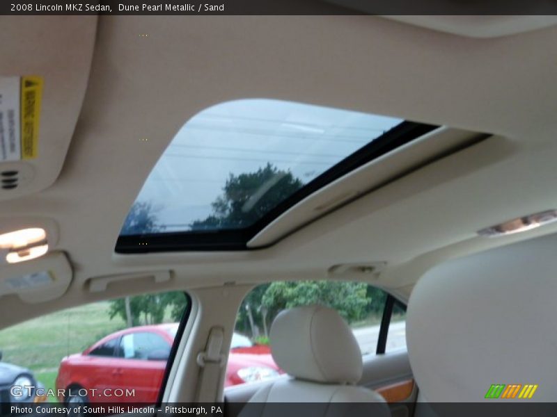Dune Pearl Metallic / Sand 2008 Lincoln MKZ Sedan