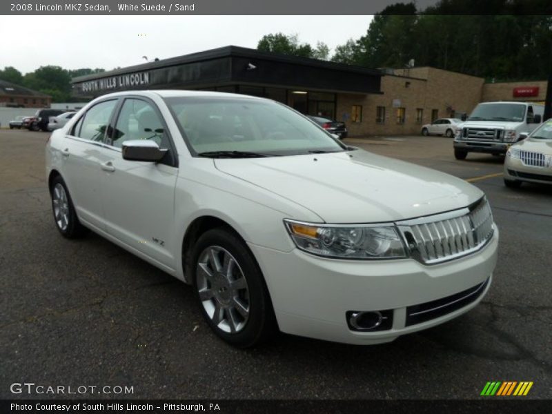 White Suede / Sand 2008 Lincoln MKZ Sedan