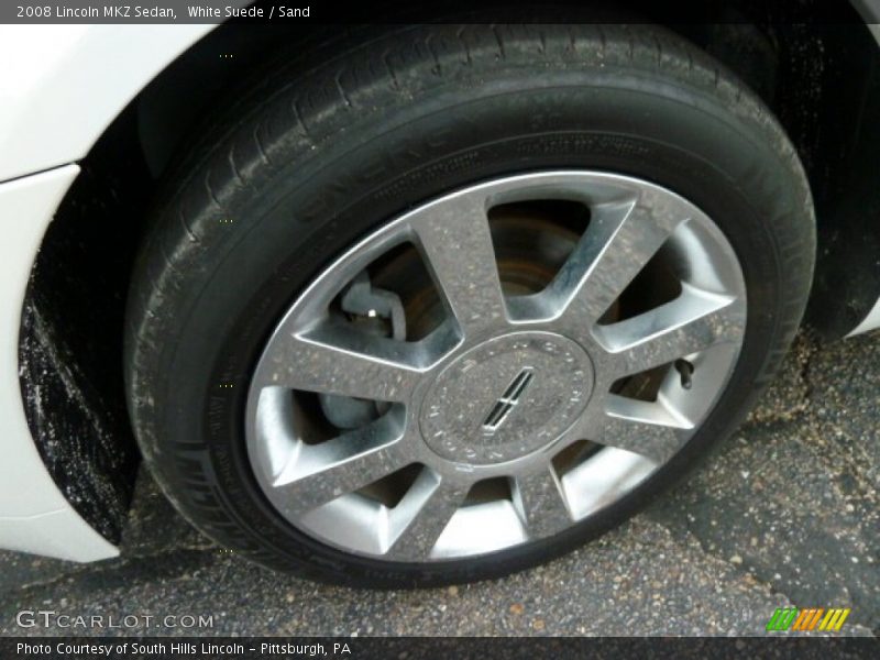 White Suede / Sand 2008 Lincoln MKZ Sedan