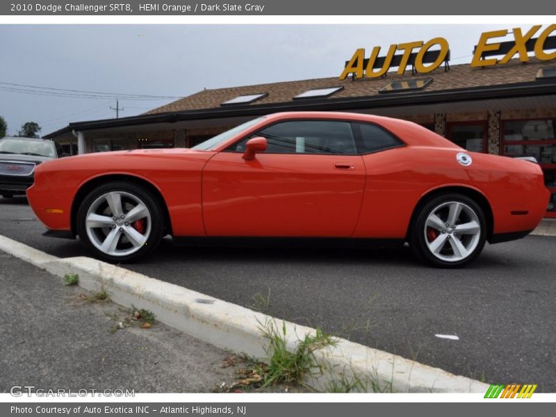 HEMI Orange / Dark Slate Gray 2010 Dodge Challenger SRT8