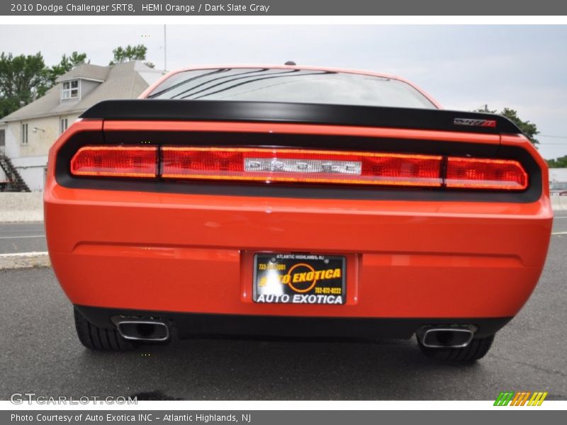 HEMI Orange / Dark Slate Gray 2010 Dodge Challenger SRT8