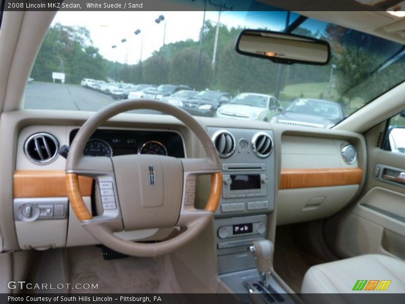White Suede / Sand 2008 Lincoln MKZ Sedan