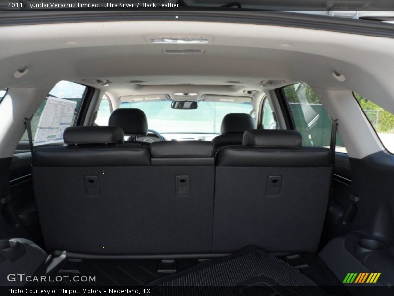 Ultra Silver / Black Leather 2011 Hyundai Veracruz Limited