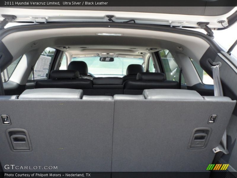 Ultra Silver / Black Leather 2011 Hyundai Veracruz Limited