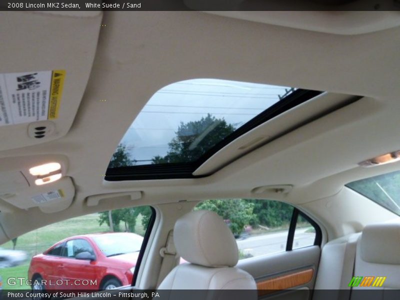 White Suede / Sand 2008 Lincoln MKZ Sedan