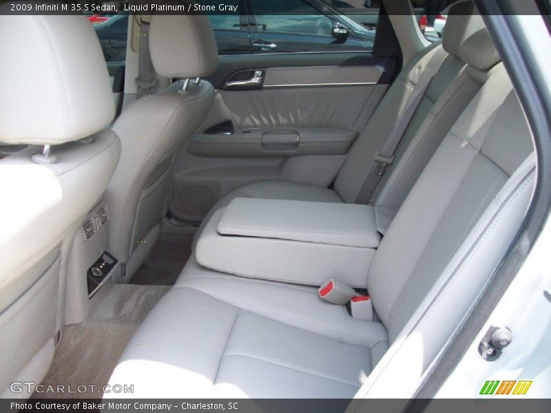Liquid Platinum / Stone Gray 2009 Infiniti M 35 S Sedan