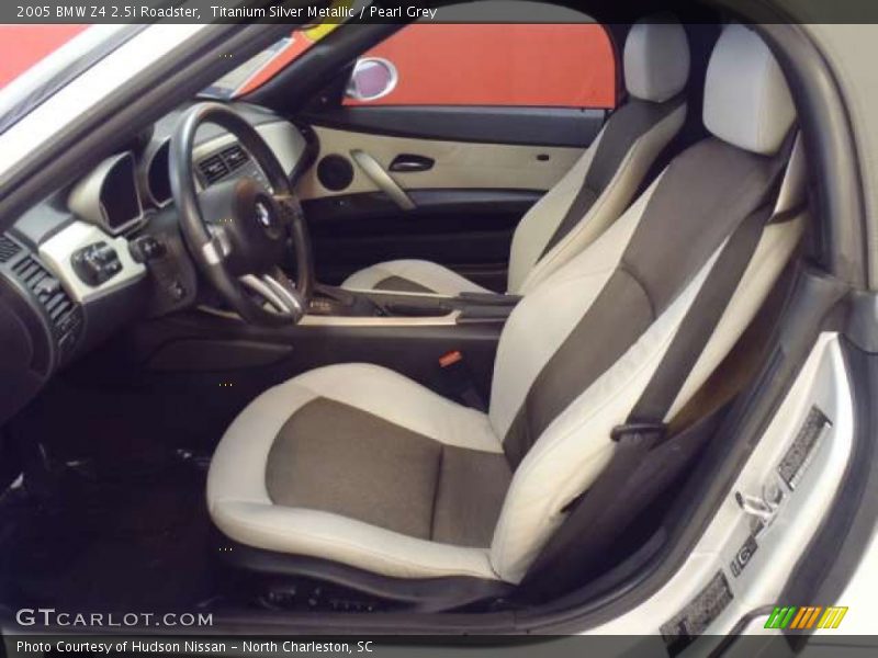 Titanium Silver Metallic / Pearl Grey 2005 BMW Z4 2.5i Roadster