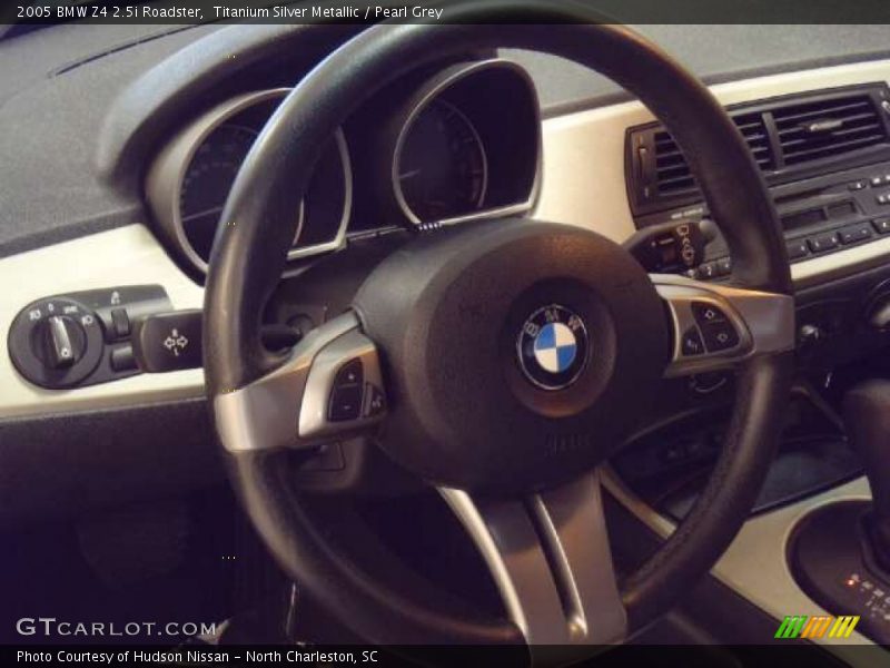 Titanium Silver Metallic / Pearl Grey 2005 BMW Z4 2.5i Roadster