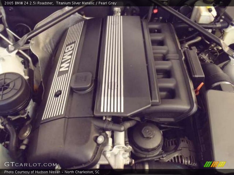 Titanium Silver Metallic / Pearl Grey 2005 BMW Z4 2.5i Roadster